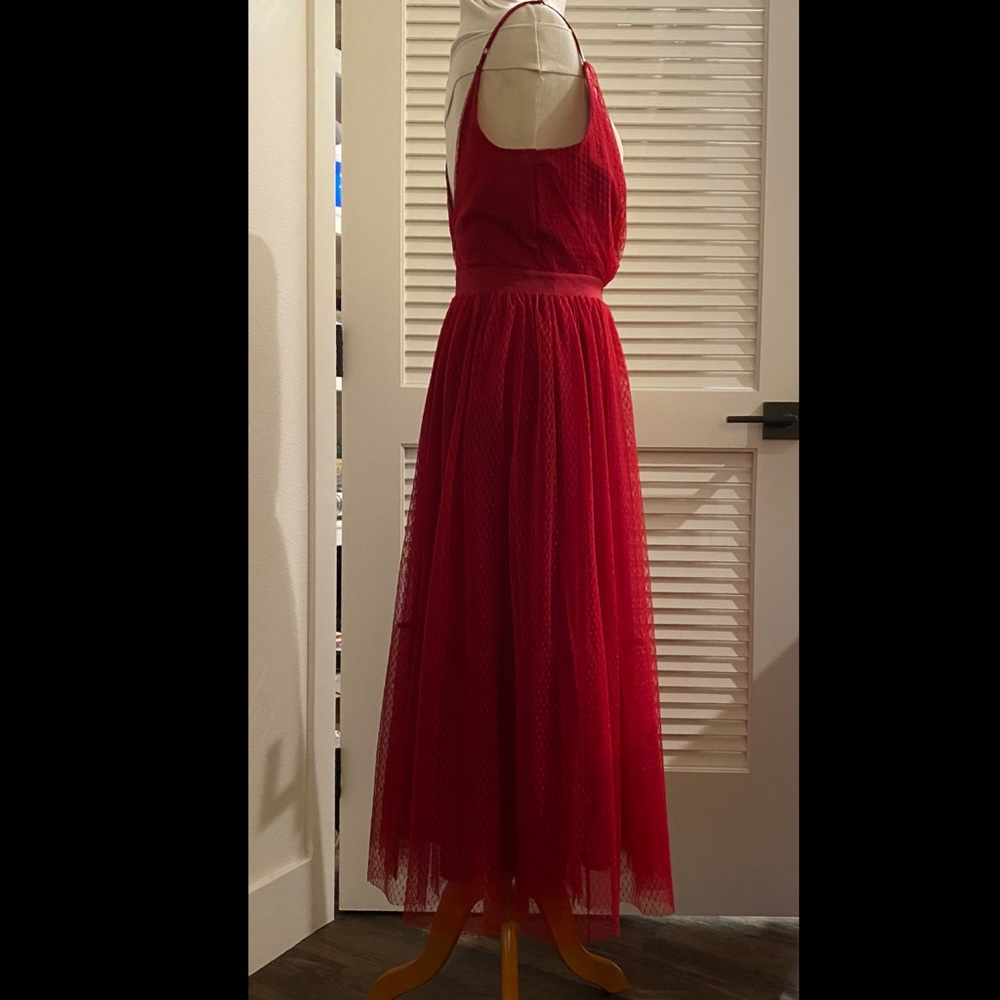 3 for $50✨ Red tulle dress - Picture 2 of 9